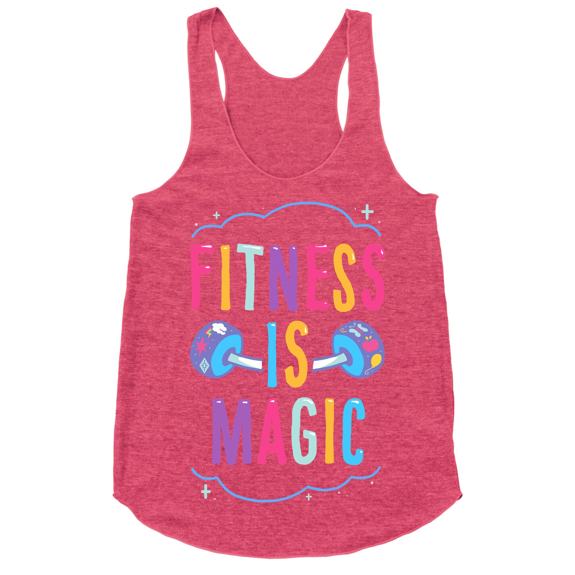 Fitness Is Magic Racerback Tank